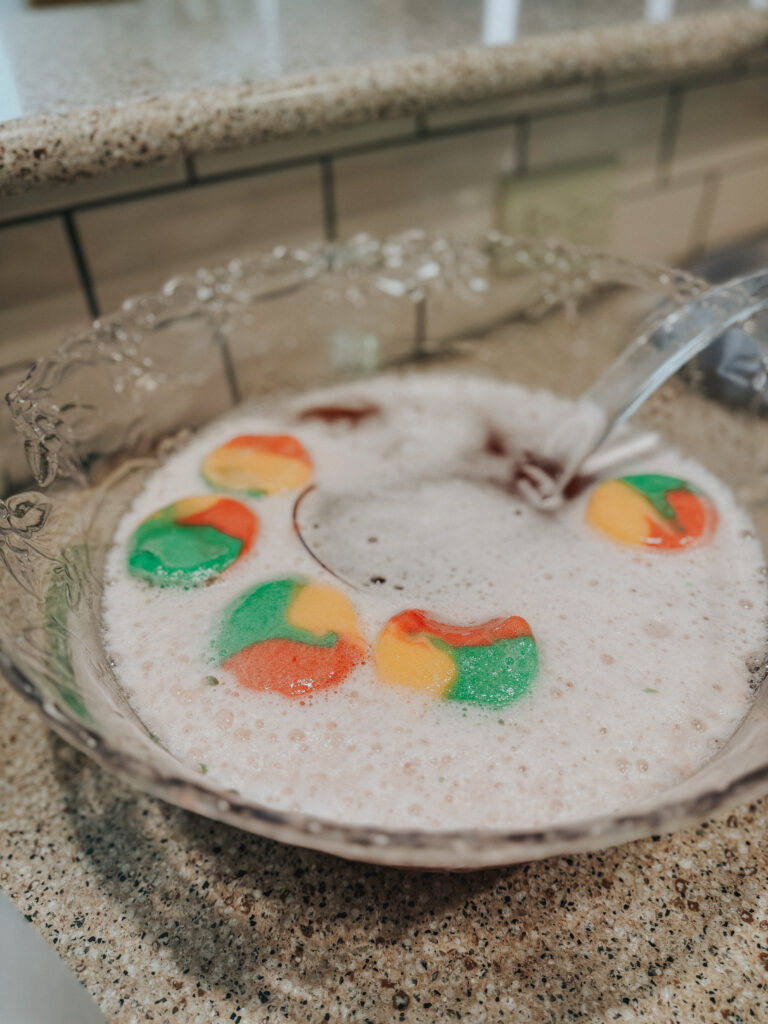 rainbow sherbet punch like grandma used to make